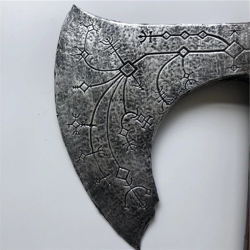 Cosplay God of War 4 Kratos Axe Leviathan Axe Prop Weapon Role Playing Game Movie Cos Ghost Axe PU Weapon Model Toy Prop 93cm 4