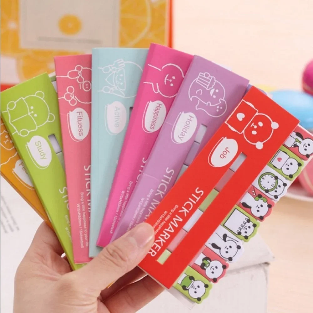 Stationery Sticky Notes Mini Animals Memo Pad 7 Rowing Note Paper Stickers stationery stickers,stationery supplies