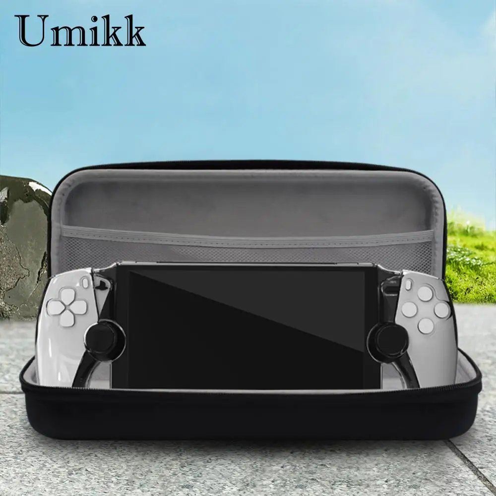 Carrying Case Shockproof Carrying Bag Anti Scratch Portable Storage Bag with Mesh Pocket for PlayStation Portal Console