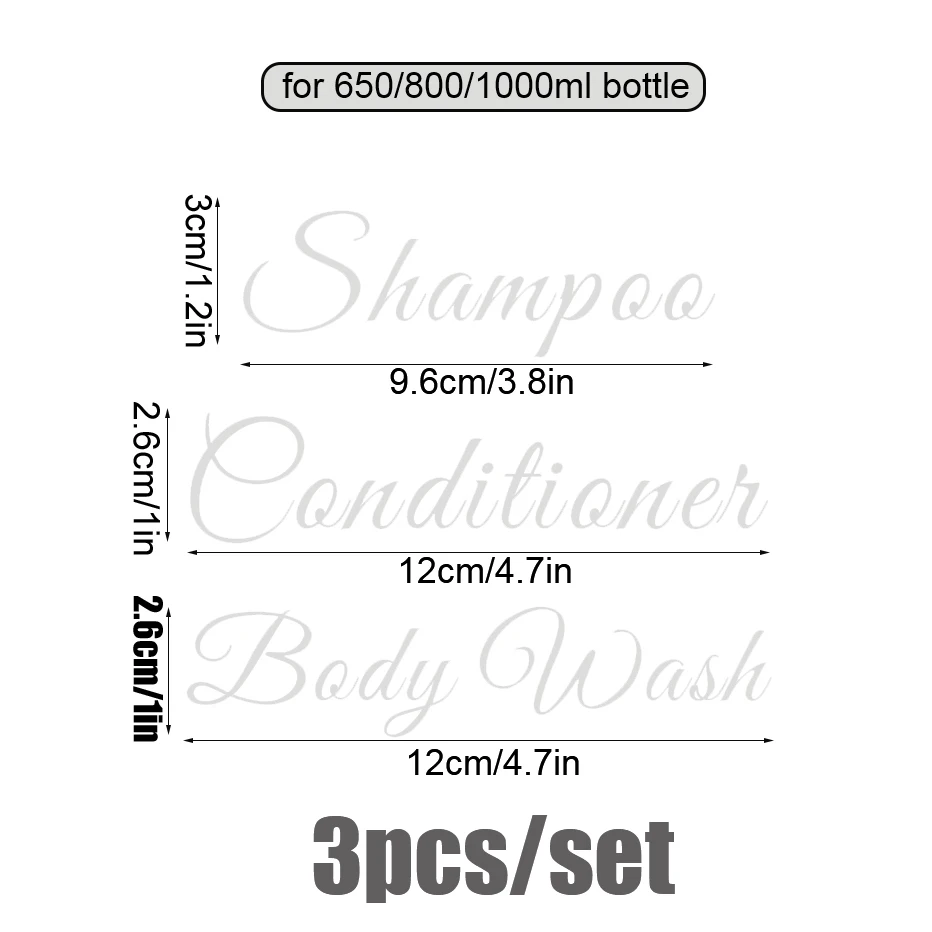 1000ml Square Refillable Pump Bottle for Shampoo, Conditioner, and Body Wash