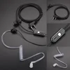 Plastic Headphone 2 Pin Acoustic Tube Practical Earphone Walkie Talkie Headset PTT MIC Accessories for Baofeng Retevis Radios 6