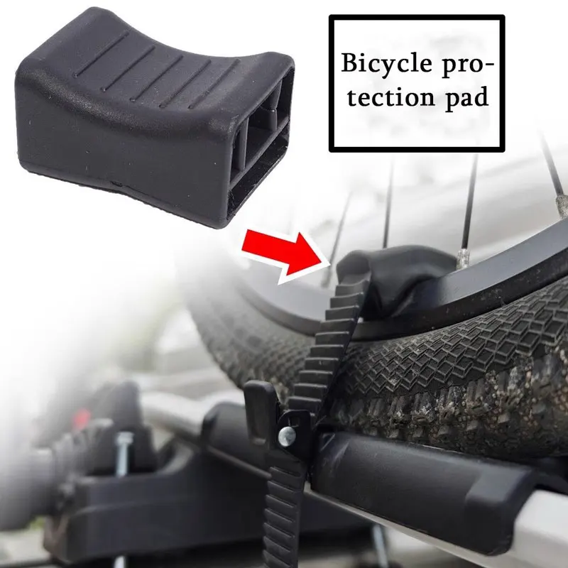 Roof Rack Bike Wheel Adapter Straps with Cushion for Secure