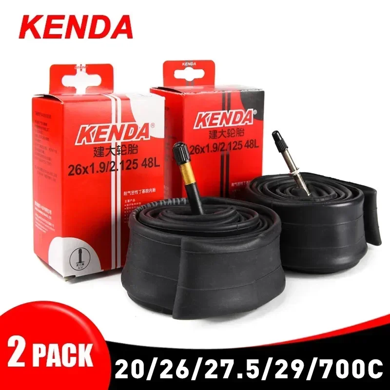 26x1 95 Bike Tube 26 Inch Bike 2-Pack Kenda 26