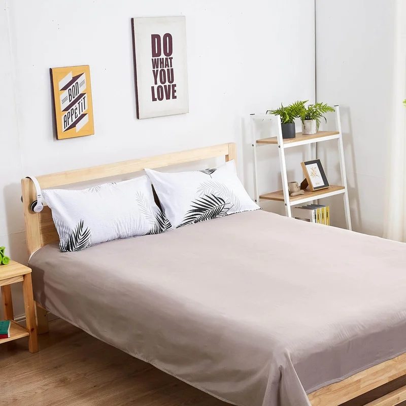 Kawaii Cow Printed Sheets Students Dormitory Skin Friendly Leisure Newest Cover Sabanas College Bedroom Washed Simple Adults Ins 6