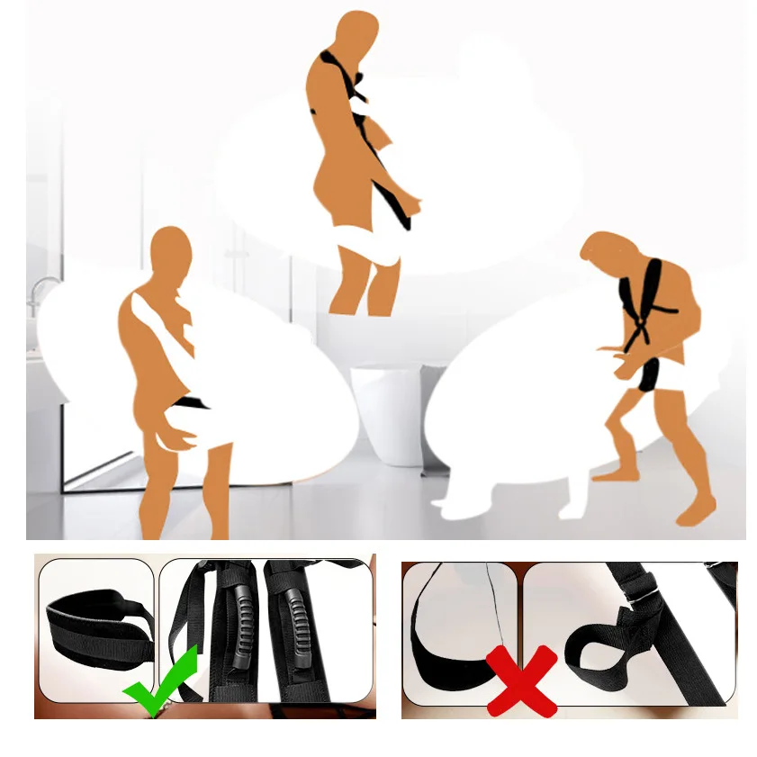 BDSM Bondage Love Slings for Couples Sex Swing Set with Adjustable Strap Adult Sex Toy Soft Plush Padding Mat Restraints Toy