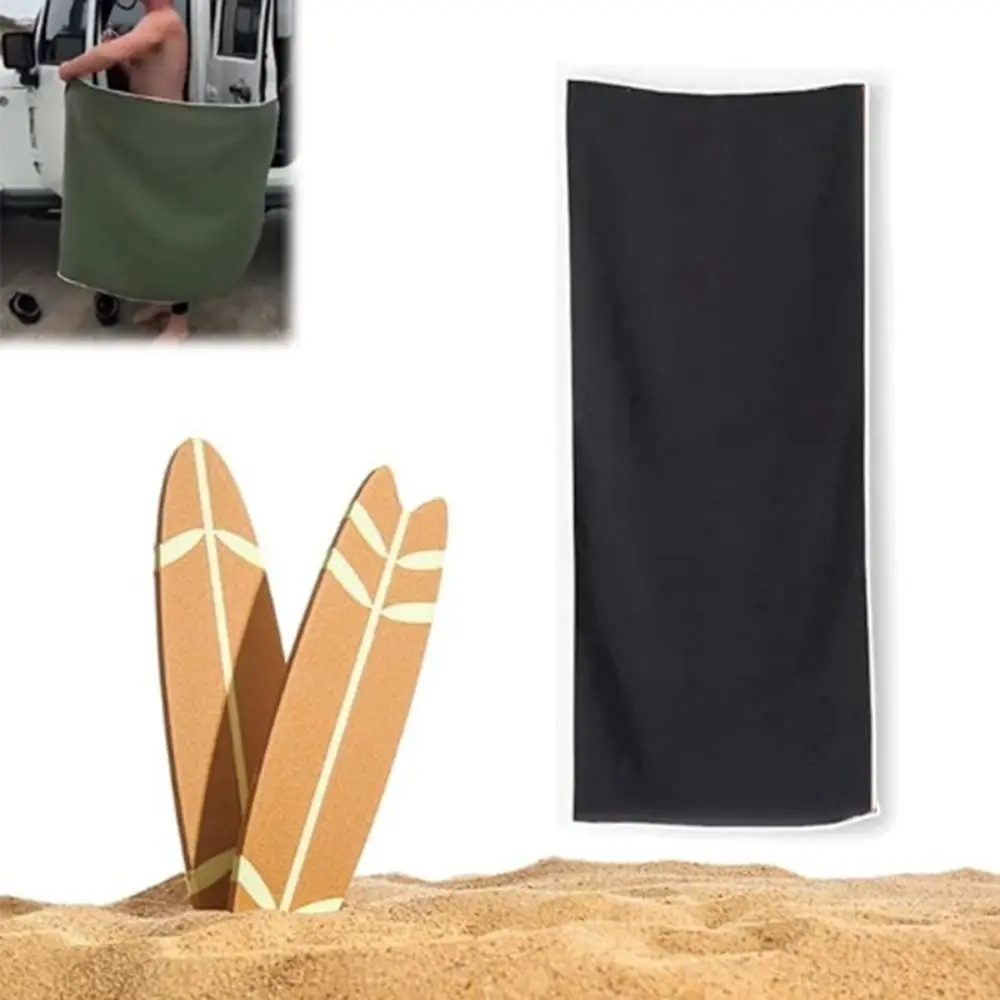 New Multifunctional Outdoor Magnetic Bath Towel Portable Coral Fleece Magnet Towels Quick-drying Beach Towel Fiber Bath Towels 5