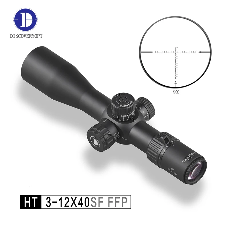 Discvoeryopt Scopes HT 3X24IR 3-12X40SF Hot Selling