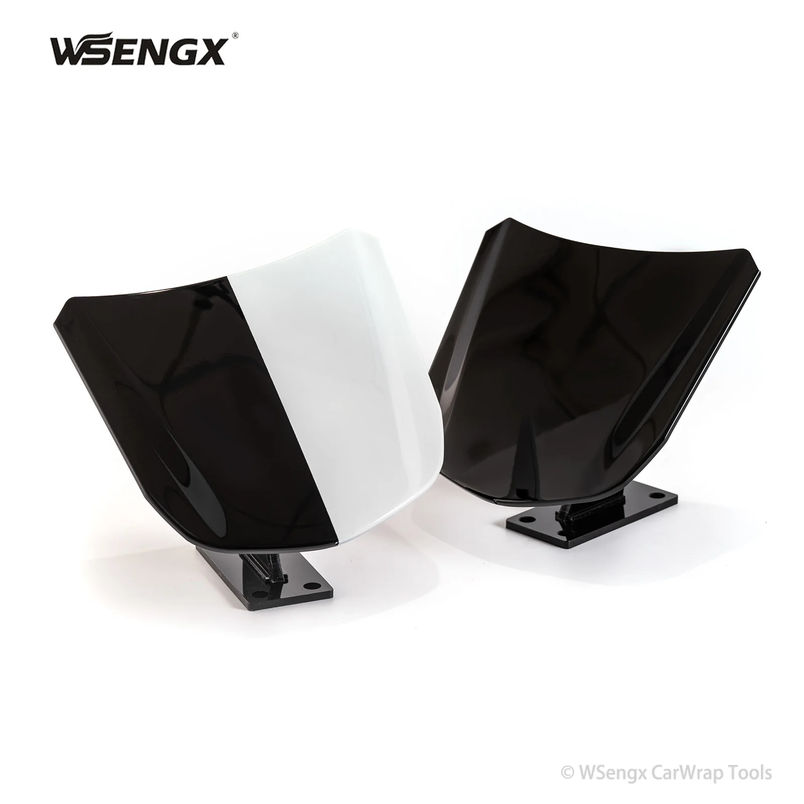 5개/세트 20*18cm TPU 소재 변색 프론트 후드 보닛 모양 스피드 미니 자동차 후드 디스플레이 (카 랩핑 필름 테스트용)