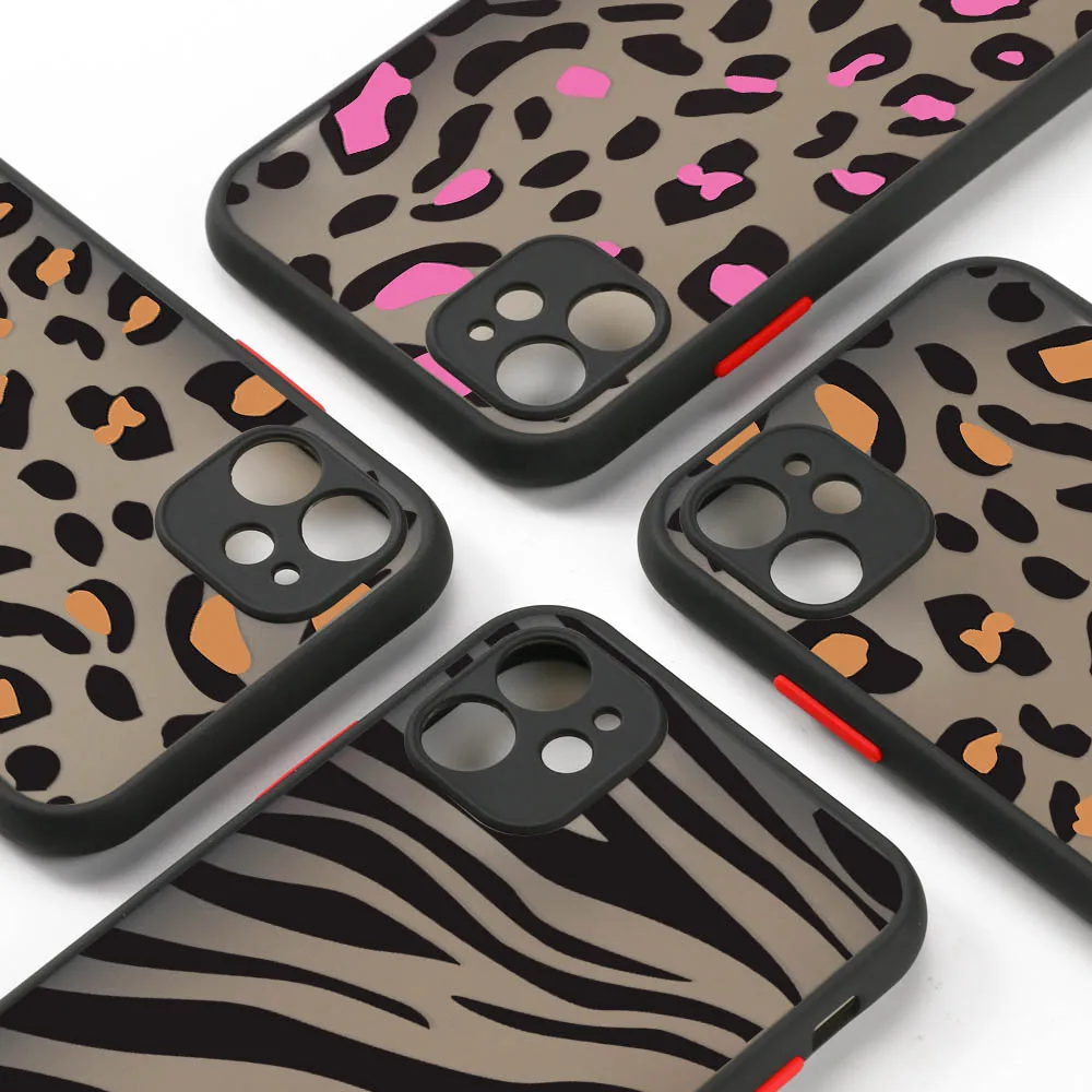 Redmi Note 10 Pro Case For Xiaomi Redmi Note 8 Pro Case Xiaomi Redmi 9 10 Note 9S 10S 9 Pro Mi 11 Lite Poco X3 Pro Leopard Cover