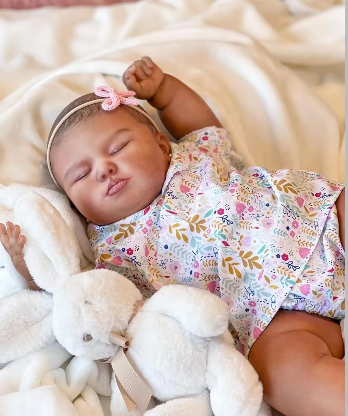 FBBD 55cm Already Finished Reborn Baby Doll June 7Months Sleeping Cute