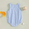 Summer Baby Clothes Newborn Boy Girl Smocked Bubble Romper Baseball Plaid Overall Infant Jumpsuit Outfit 3