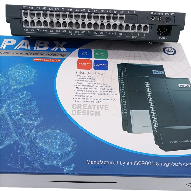 S0003b049b7724d1a9243ecb21679e71aM PBX Phone System/Telephone PABX CS+632-432 With 4 CO Ports and 32 Extensions for Offices/Hotels use
