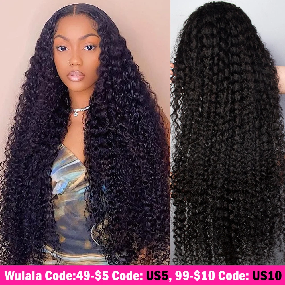 13x4 Deep Wave Frontal Wig Brazilian Curly Full Lace Human Hair Wigs For Women Bob 13x6 Hd Front Water Wave 360 Lace Frontal Wig
