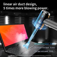 Portable Compressed Air Duster Blower Cleaner 50000RPM Charging Computer Household Car Blower Cleaner USB Car High Power 2