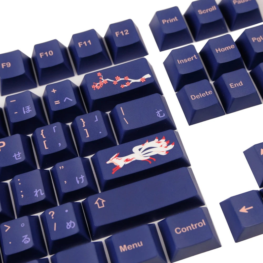 GMK Kitsune Clone Versão Keycap, Teclado mecânico,