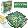 1PCS, English Scrabble Solitaire, Alphabet Chess, Alphabet Scrabble, Jigsaw Board Game for 2-4 players, board game。 6