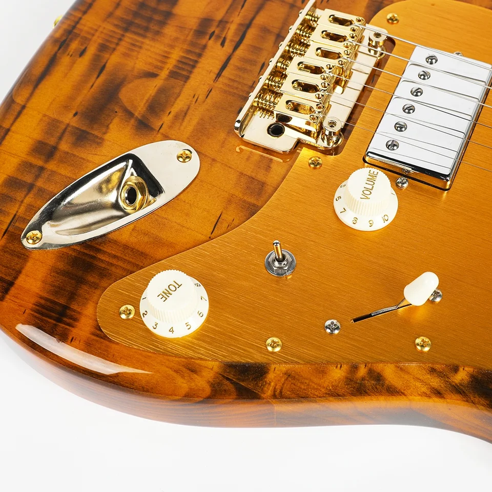 ヴィンテージのエレキギター,弦楽器,7/8弦,焼き菓子,メイプル