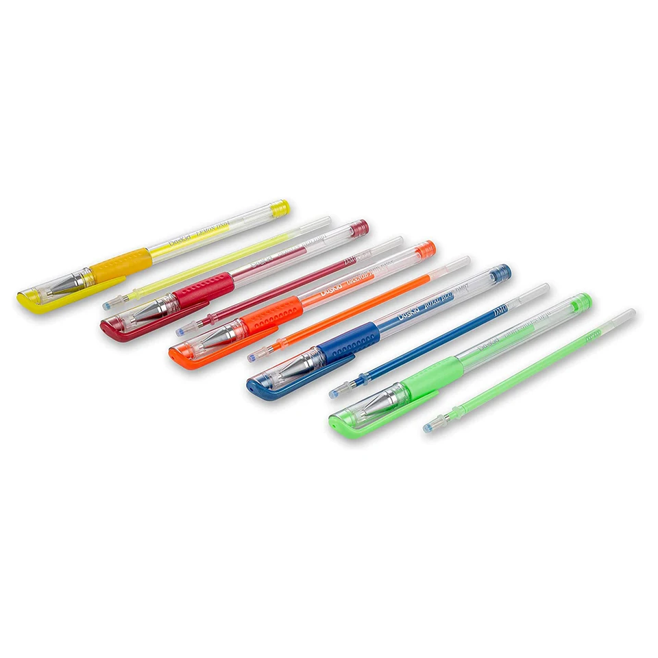Set Di Penne Gel Glitterate 36 Colori – Inchiostro A Rapida Asciugatura, Punta 4 Mm, Brillante, Per Arte, Scrapbooking, Regali E Libri Da Colorare