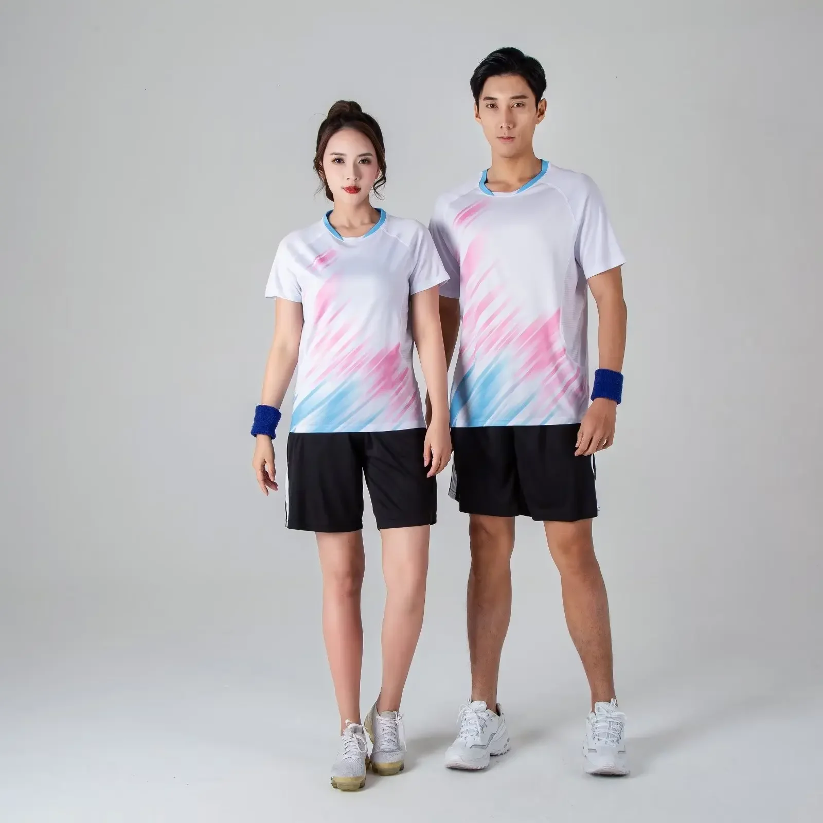 Quick Dry Children's Sports Badminton Uniform Short Sleeve Tennis Outfit Kids' Sweat Absorbent Gym Workout Apparel Set