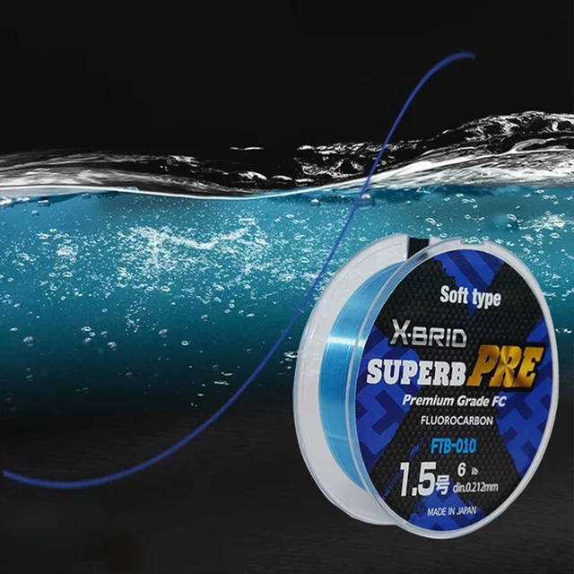 MORIGEN X-BRID Ice Blue Fluorocarbon Lines Power Finesse 0.141-0.384mm  2.5LB-20LB Carbon Fiber Seawater Fishing Tackle Japan - AliExpress