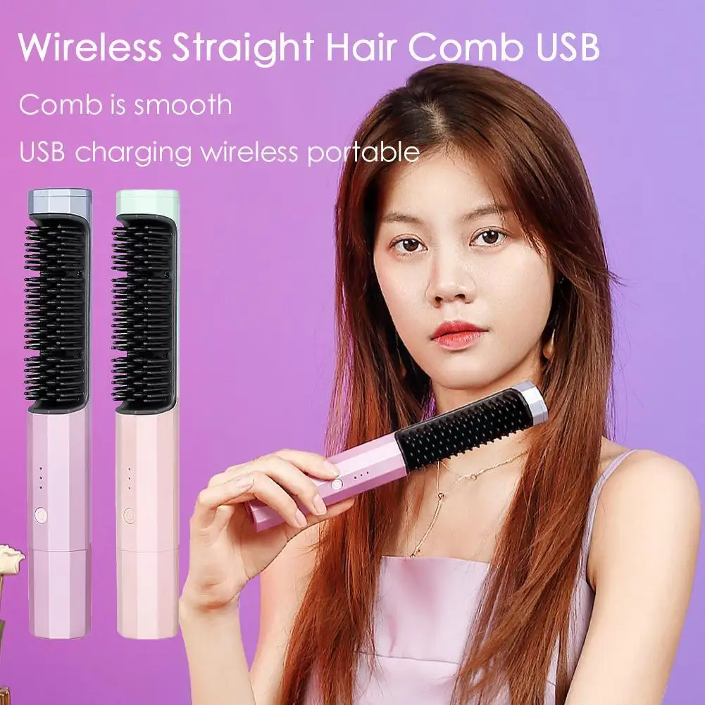 Wireless Hair Straightener Usb Charging Hair Straightener Professional