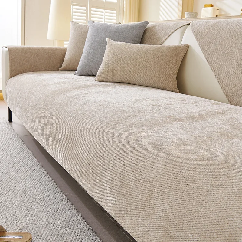 Solid Color Waterproof Chenille Sofa Cushion image 7
