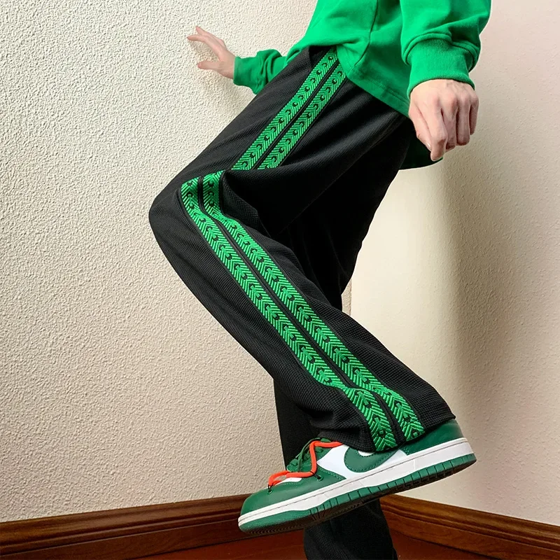 

2023 Autumn Spring Patchwork Pants Sweatpants Streetwear Joggers Sport Oversize 8XL 9XL 10XL Harajuku Trousers Men's Fashion