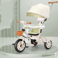 Tricycle pour enfants de 1 à 5 ans, poussette pour bébé, vélo à pousser à la main 3