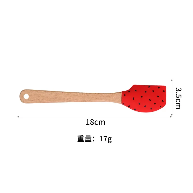 Silicone Spatula Cake Decorating Tools Cream Spatula Cake Spatula Christmas Series Mini for Baking