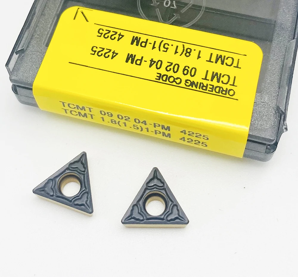 

TCMT090204 PM 4225 Carbide Inserts External Turning Tool High Quality Lathe CNC Cutting Insert Steel Processing