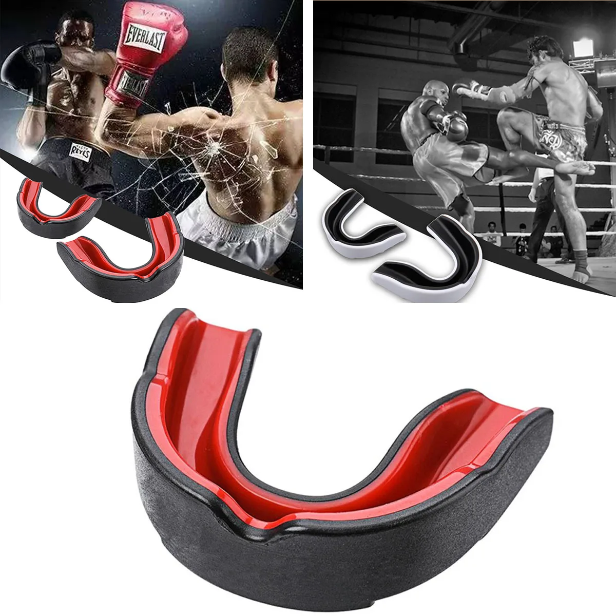 

Sport Mouth Guard EVA Teeth Protector Kids Youth Mouthguard Tooth Brace Protection for Basketball Rugby Boxing Karate