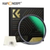 K&F Concept 1/1 1/4 1/2 1/8 Black Pro Mist Diffusion Lens Filter 67mm 77mm 82mm 72mm 58mm 49mm 95m 37mm 46mm Filtro K F Concept 1