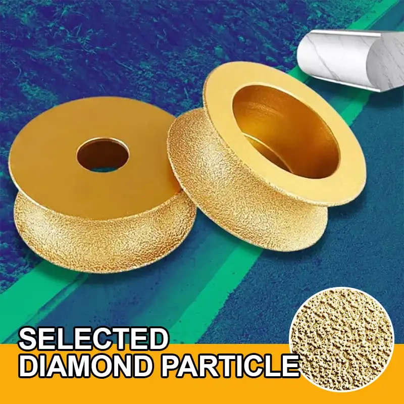

Edge Diamond Grinding Wheel Diam 20mm Brazed Diamond Edging Profile Grinding Disc for Marble Glass Stone Grinding Polishing