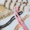 1Skin 50 Grams Solid color Faux Fur Yarns 100% Polyester Soft Knitting and Crochet Handmade Scarf Accessories 5