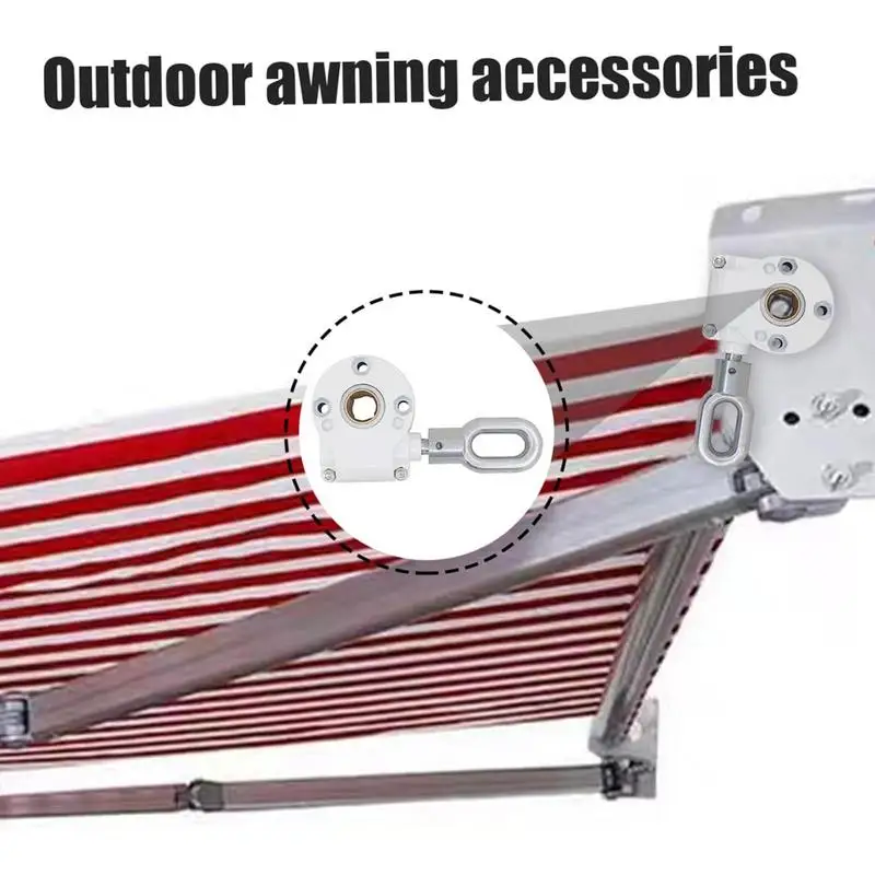 Outdoor Crank Gear Drive Awning Worm Gear Yard Lawn Balcony Patio Aluminum Alloy Awning Gearbox Canopy Accessories