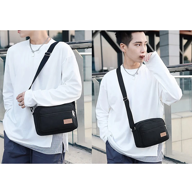 

Мужская сумка через плечо, Удобный Простой универсальный модный рюкзак большой вместимости, мужские сумки через плечо