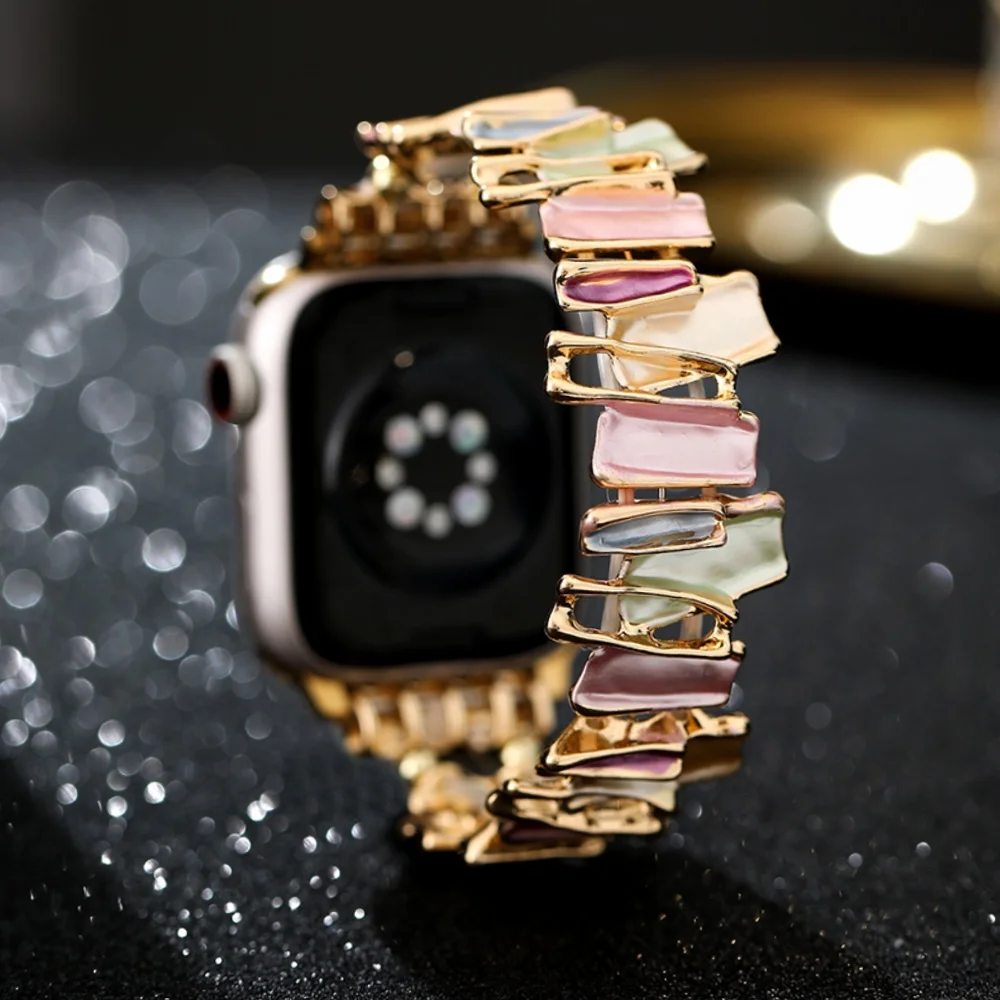 Stylish Geometric Metal Elastic Bracelet