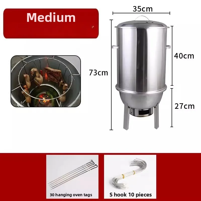 Stainless Steel Hanging BBQ Grill – Smokeless Skewer Roaster 6