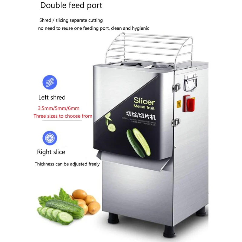 

Commercial Manual Fruit Slicer Household Aluminum 0.2-12mm Adjustable Multi-Function Vegetable Cutter Kitchen Slicing Tool