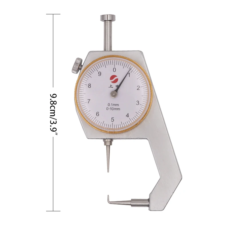Dental Caliper Thickness Gauge With Watch Surgical Endodontic Dial Calipers Dental Laboratory Tools Measuring Ruler