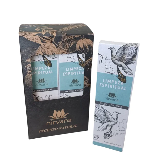 INCENSO NIRVANA LIMPEZA ESPIRITUAL 100% NATURAL