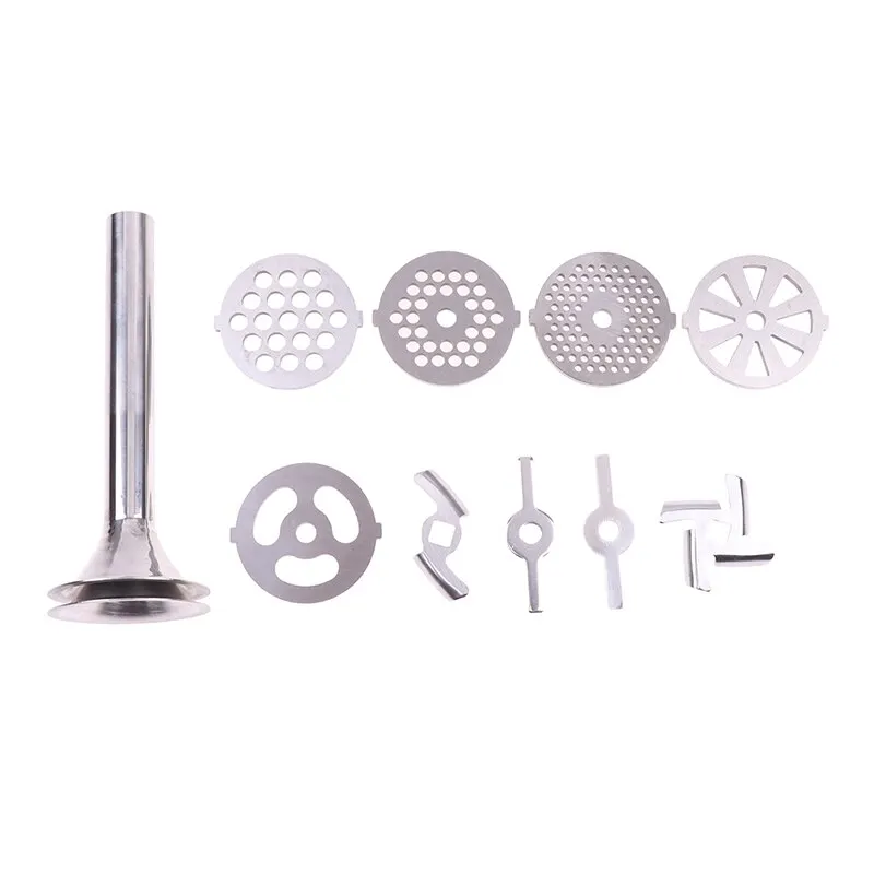 Meat Grinder Spare Parts 1PC Meat Grinder Plate Net Knife Stainless Steel Hole Plate for 55mm Diameter
