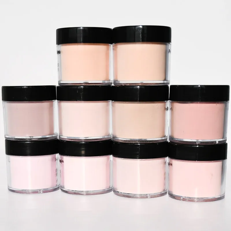 1OZ Acrylic Powder Light Color Carving Nail Polymer Tips Extension Crystal Powders Manicure Professional Nails Art Accessories #