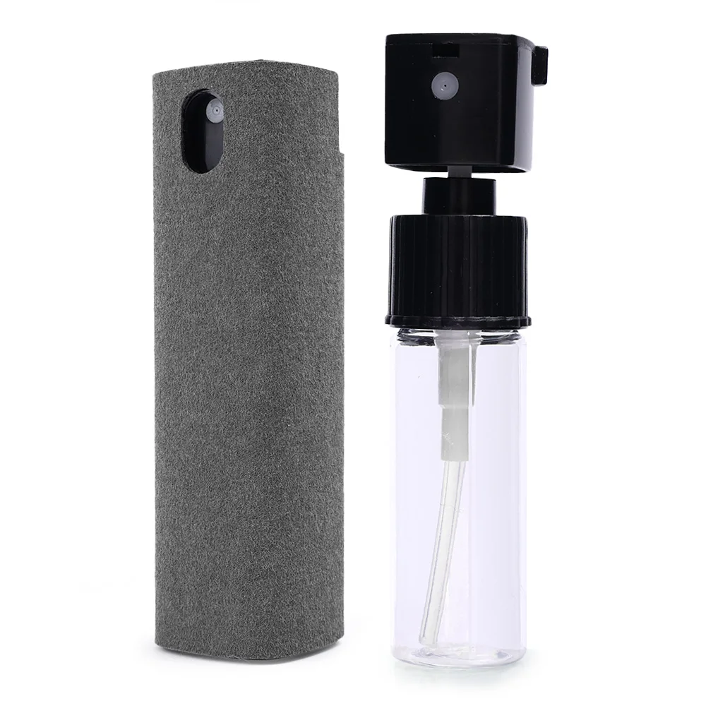 2 In 1 Telefoon Screen Cleaner Spray Computer Mobiele Telefoon Screen Dust Remover Tool Microfiber Doek Voor Iphone Ipad Apple polish