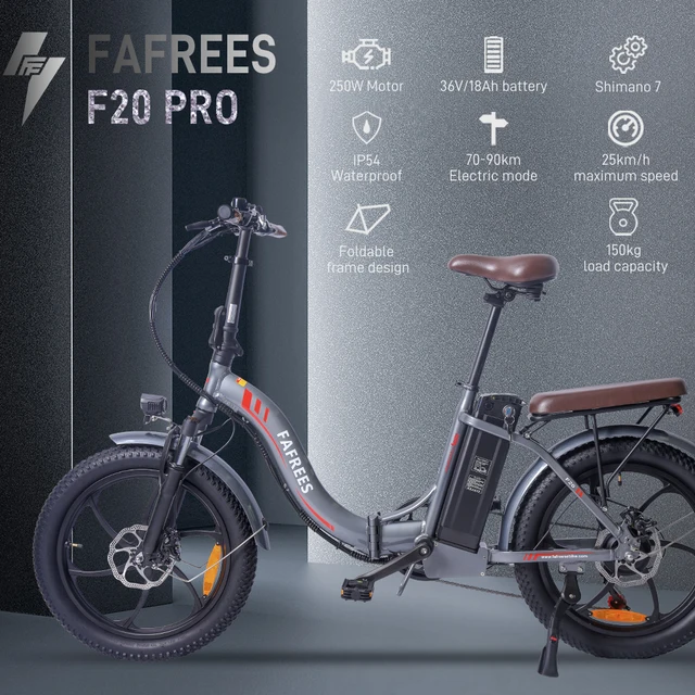Fafrees F20 Pro Folding Electric Bicycle 250W 36V 18Ah MTB 