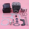 58mm Engine Motor Cylinder Piston Ported Muffler Kit For Husqvarna 395 395XP Gasket Oil Seal Chainsaw Garden Tool Parts 1