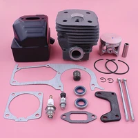 58mm Engine Motor Cylinder Piston Ported Muffler Kit For Husqvarna 395 395XP Gasket Oil Seal Chainsaw Garden Tool Parts 1