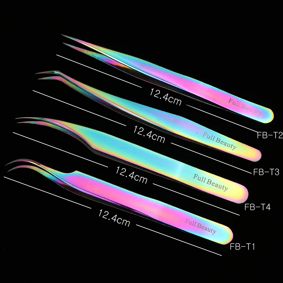 Tweezers Sets Eyelash Extension Tweezers Makeup Tool For 4pcs eyelash tweezers
