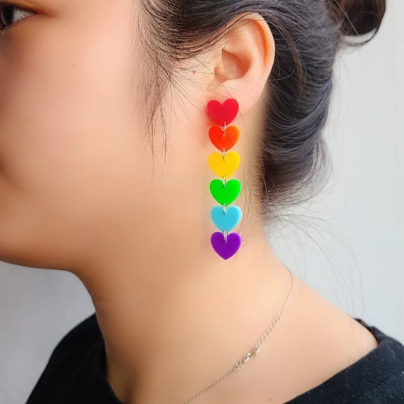 Dangle Earrings Drop Earrings Rainbow Earrings For Women