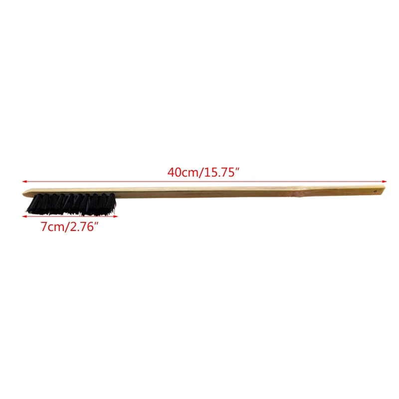 Bird Cage Cleaning Brush Bamboo Long Handle Moderate Hardness Bristles